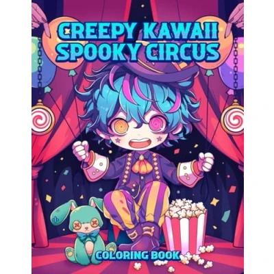 Abbildung von Creepy Kawaii Spooky Circus Coloring Book: Pastel Goth Cute and Pages for Adults (Pastel Series)