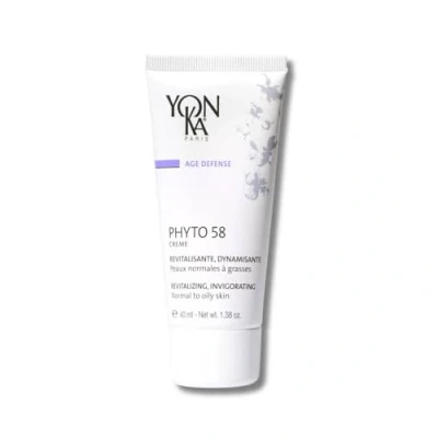 Abbildung von Phyto58 Revitalisierende Nachtcreme Yonka 40ml Normale bis Fettige Haut Reinigt und Revitalisiert müde 90% Natürliche Inhaltsstoffe