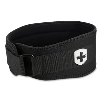 Abbildung von Harbinger Nylon Gewichthebergürtel Flexibler ultraleichter Schaumkern Schwarz 4,5&quot; Breite Größe XL