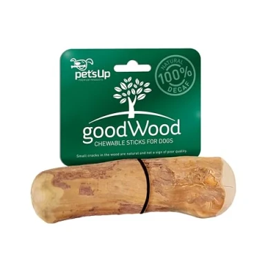 Abbildung von GOODWOOD Kauknochen S Kaffeeholz für kleine Hunde natürliche Zahnpflege, beugt Zahnstein &amp; Zahnfleischerkrankungen vor 100% natürlich koffeinfrei vegan handgemacht langlebig