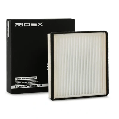 Abbildung von RIDEX 424I0142 Innenraumfilter Partikelfilter 180 190 37 VOLKSWAGEN: GOLF 2, 1 Cabriolet, Jetta SEAT: TOLEDO