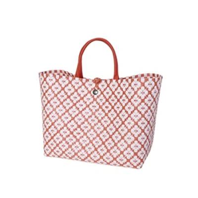 Abbildung von Motif Bag Shopper Rust with White Pattern Size L Short PU Handles
