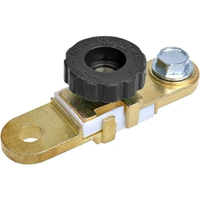 Abbildung von Batteriepolklemme ( ) mit Stromunterbrecher flach