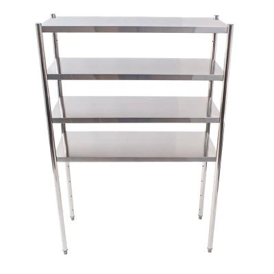 Abbildung von Standregal 120 x 50 180 cm Edelstahl Ablageböden Traglast 70 kg, Gastro Regal