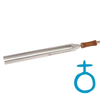 Abbildung von Sonic Energy Planeten Therapie Stimmgabel Erde/Om 136,10 Hz / Cis3 Für Meditation, Klangheilung, Entspannung Inkl. Baumwolltasche (TTF E)