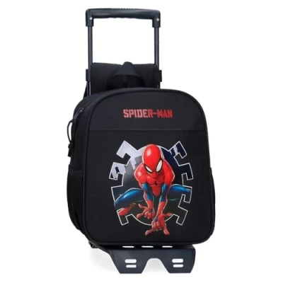 Abbildung von Marvel Joumma Spiderman Attack Kindergartenrucksack, Schwarz, 23 x 25 10 cm, Polyester, 5,25 l, Kindergarten Rucksack
