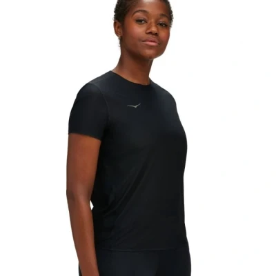 Abbildung von HOKA® Airolite Run SS Damen Shirt Leicht, atmungsaktiv, schwarz für optimale Laufleistung