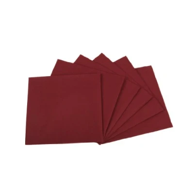 Abbildung von Funny Zelltuchservietten 33 x cm, 1/4 Falz, 3 lagig, bordeaux4er Pack (4 250 Stück)