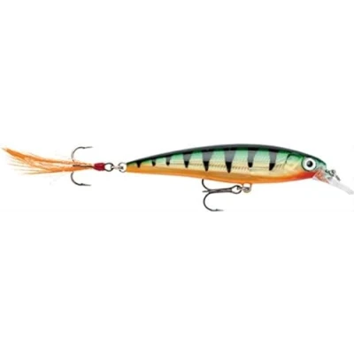 Abbildung von Rapala X Rap Angelköder Angelzubehör mit 3D Profil Süßwasser Spinnköder Schwanzfedern für zusätzliche Reize Lauftiefe 0.9 1.5m Fischköder 6cm, 4g Hergestellt in Estland Legendary Perch
