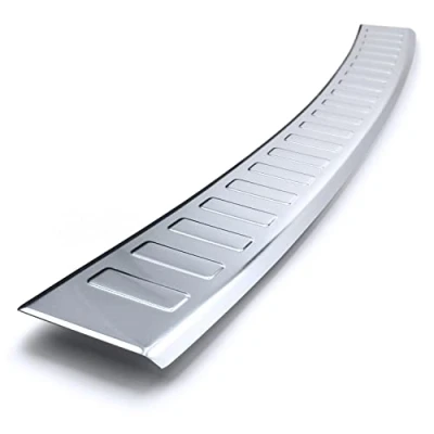 Abbildung von teileplus24 AL131 Ladekantenschutz Aluminium kompatibel mit Skoda Octavia 3 Kombi 2013 2017, Farbe:Silber