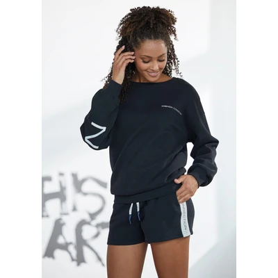 Abbildung von French Connection Sweatshorts, mit seitlichen Kontrast Einsätzen, Loungewear
