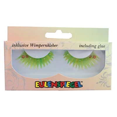 Abbildung von Eulenspiegel 000816 Wimpern Grün / Gelb, 1 ml Spezial Wimpernkleber, Anleitung