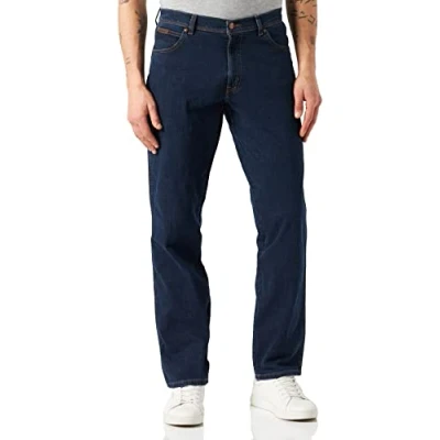 Abbildung von Wrangler Herren Texas Slim Pants, Blue (Cross Game 11U), 38W / 32L
