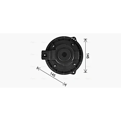 Abbildung von Elektromotor, Innenraumgebläse AVA COOLING OL8728