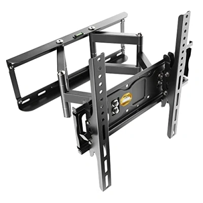Abbildung von RICOO TV Wandhalterung Schwenkbar Neigbar für 30 65 Zoll Fernseher Halterung S1144 Monitor 55 bis 60 Kg, max. VESA 400x400 mm