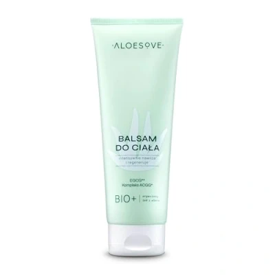 Abbildung von ALOESOVE Feuchtigkeitsspendender Körperbalsam 250ml Vegan Balsam mit Antioxidantien für alle Hauttypen, ideal trockene und empfindliche Haut