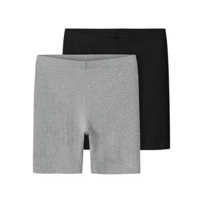 Abbildung von Name It Radlerhose NKFVIVIAN 2P SOLID SHORT LEGGING NOOS (Packung, 2 tlg)