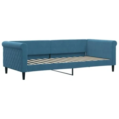 Abbildung von vidaXL Bett Tagesbett Blau 90x200 cm Samt