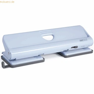 Abbildung von Rapesco 1348 720 4 fach Metalllocher, 22 Blatt Stanzkapazität, Hellblau