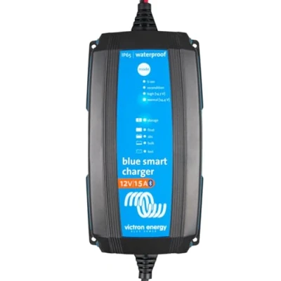 Abbildung von Victron Energy Blue Smart Batterie Ladegerät 12 Volt 15 Ampere 230V Autobatterie Batterieerhaltungsgerät und Desulfator IP65 Geschützt Bluetooth CEE 7/16