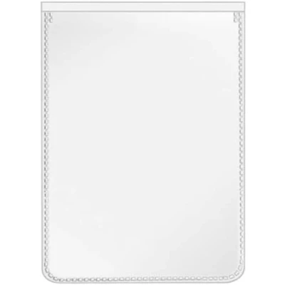 Abbildung von VELOFLEX 3119500 Schutz und Ausweishülle 66 x 90 mm, PP Folie, mit Einreißschutz, dokumentenecht, 20 Stück