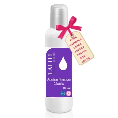 Abbildung von LALILL Aceton Nagellackentferner 100 ml Entferner für Hybrid Lacken, Gel, Acryl und Tipps Gel Polish Remover Reines UV Nagellack