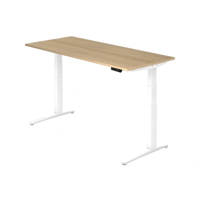 Abbildung von Hammerbacher Schreibtisch XBHM19 Eiche/Weiß