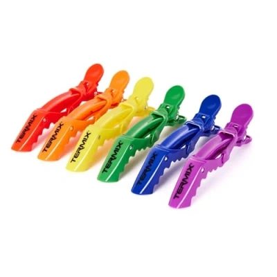 Abbildung von Termix 000966 Set 6 Professionelle Haarklammern für Friseure. Perfekter Halt und Griff, 200 g