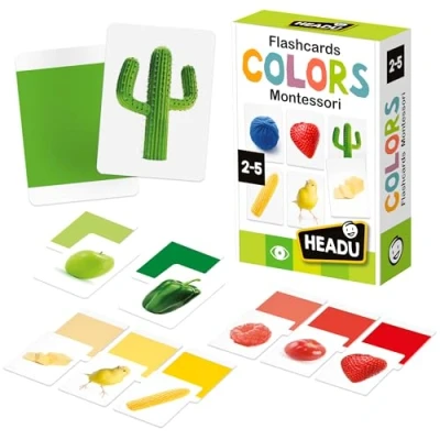 Abbildung von Headu MU27859 Flashcards Colors Montessori, Medium