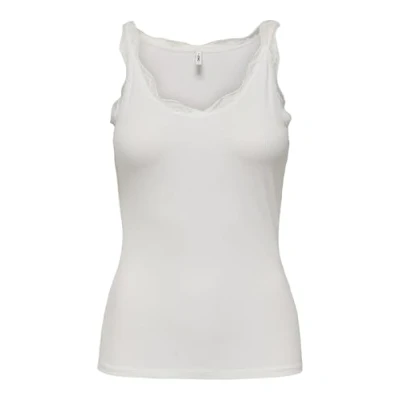 Abbildung von ONLY Onlellis LIFE Top, Damen, Größe: XS, Cloud dancer