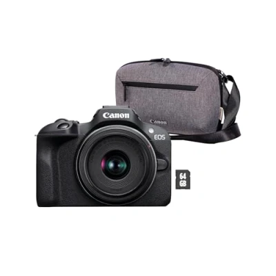 Abbildung von Canon EOS R100 ZWART + RF S18 45 BAG SD