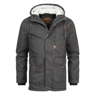 Abbildung von Indicode Jeans Incrossing Winterjacke, Herren, Größe: Small, Dk grey