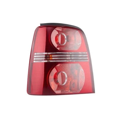 Abbildung von HELLA 2SK 009 477 051 Rückleuchte links P21W, PY21W, R5W 12 glasklar, Rot mit Glühlampen Lampenträger VOLKSWAGEN: Touran I