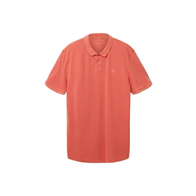 Abbildung von TOM Tailor Denim Poloshirt, Herren, Größe: Small, Plain red