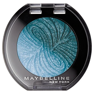 Abbildung von Maybelline New York Lidschatten Colorshow Mono Shadow Teal for Real 28 / Eyeshadow Grün glänzendes Finish leuchtende Farben intensive Deckkraft (1 x 3 g)