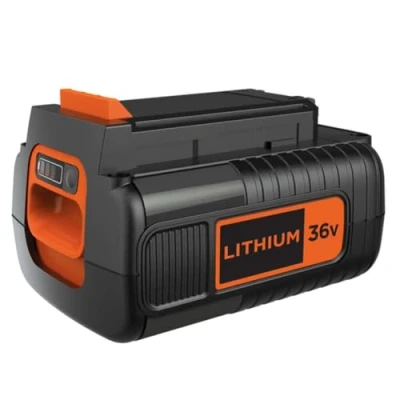 Abbildung von BLACK+DECKER Akku für Elektrowerkzeug und Gartengeräte/Li Ion Ersatzakku (36V 2.5Ah, 36V/2,5 Ah Lithium Ionen kompatibel mit allen 36V System Garten Haushaltsgeräten) BL2536