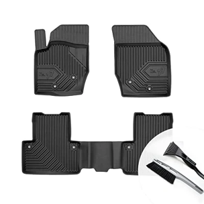 Abbildung von moto MOLTICO Gummimatten Auto Fußmatten mit Rand Gummi Automatten 4 teilig Set passend für Volvo XC90 I 2002 2016