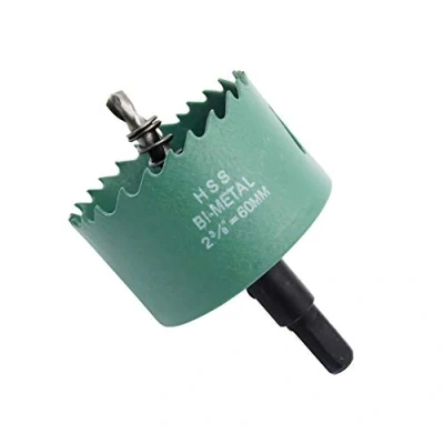 Abbildung von Lochsäge 60 mm,LAIWEI Bohrer zum Bohren in Holz, Dünnblech, Alu Profilen, PVC, etc. Scharfes und langlebiges Bohrwerkzeug