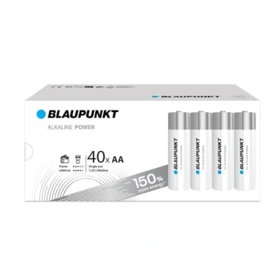 Abbildung von Blaupunkt AA batteri Alkali mangan 1.5 V 40 stk
