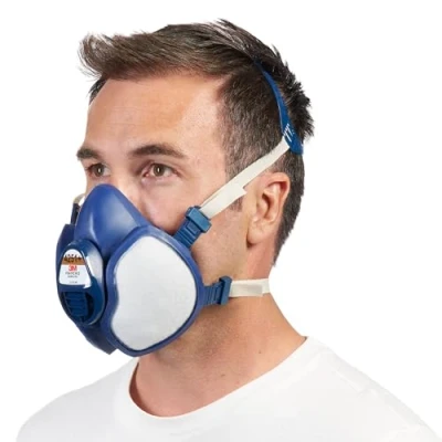 Abbildung von 3M Atemschutz Maske 4251+, A1P2, Halbmaske für Farbspritzarbeiten, 1