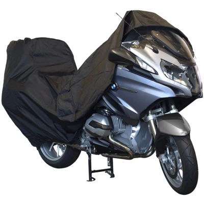 Abbildung von Motorradabdeckung DS Covers ALFA Topcase XXLarge Mit Nummerschild Fenster