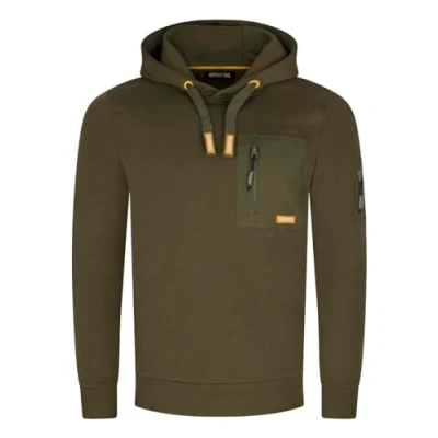 Abbildung von riverso Kapuzenpullover Herren Hoodie RIVLasse Regular Fit Longsleeve Sweatshirt mit Cross Over Kragen und Brusttasche