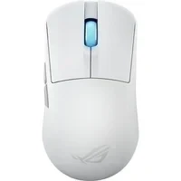 Abbildung von ASUS ROG Harpe Ace Mini White ultraleichte E Sport Gaming Maus (49 Gramm, Micro Switches, SpeedNova Wireless Technologie, USB, 2,4 GHz RF, Bluetooth, AimPoint Pro, 42.000 DPI, 8.000 Hz, weiß)