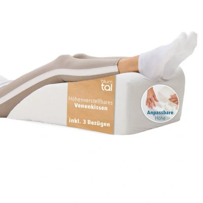 Abbildung von Blumtal Venenkissen Ergonomisches höhenverstellbares Venenkissen, Beinkissen gegen schwere Beine erhältlich in zwei Farben