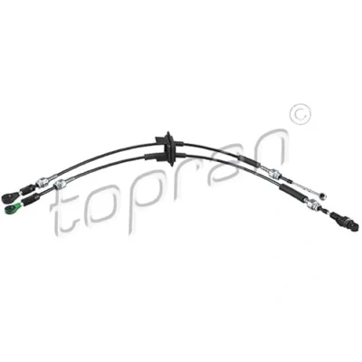 Abbildung von TOPRAN 305 387 Seilzug, Schaltgetriebe mit Kabelschutzrohr FORD: KA Schrägheck