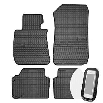Abbildung von Gummimatten Auto Fußmatten Gummi Automatten Passgenau 4 teilig Set passend für BMW 3er E90 E91 E92 2005 2012