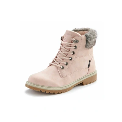 Abbildung von Lascana Schnürstiefelette, Damen, Größe: 36, Rosé Schuhe