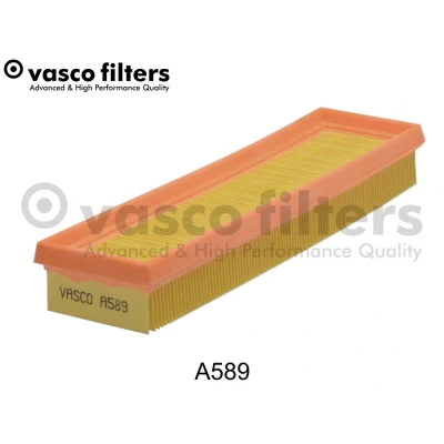 Abbildung von DAVID VASCO A589 Luftfilter 43 87 298 rechteckig Filtereinsatz RENAULT: TWINGO 1, CLIO 1 Kasten