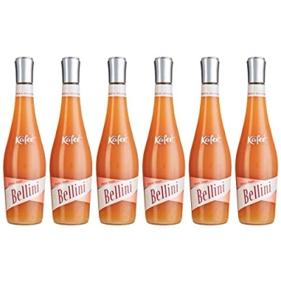Abbildung von Feinkost Käfer Bellini Paket, 2 fach sortiert, Himbeere und Pfirsich (6 x 0.75 l)
