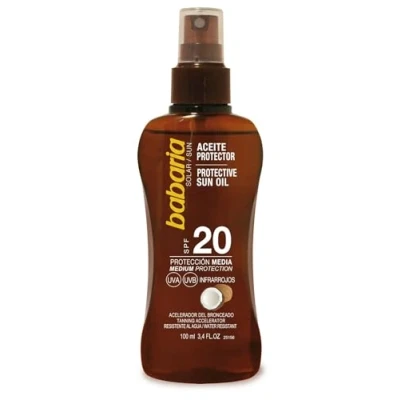 Abbildung von Babaria Aceite Protector Solar Coco Spf20, Blanco, 100 Mililitros